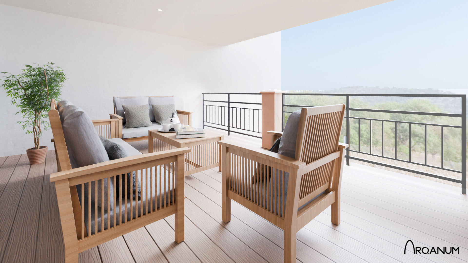 Apartment in Santa Ponsa, terraza